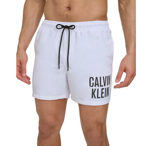 Calvin Klein Men Intense Power Modern Euro 5" Swim Trunks White Size XL